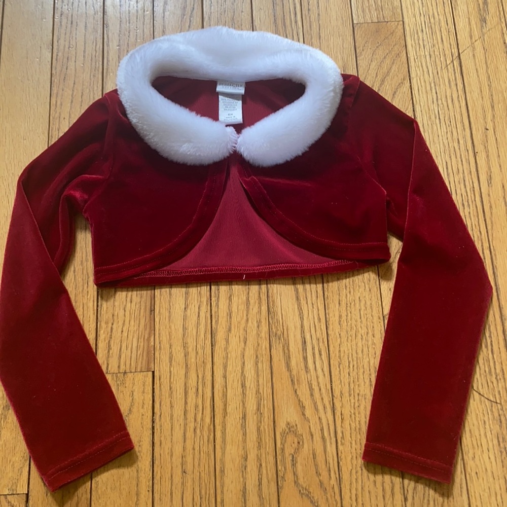 Girls red cover up